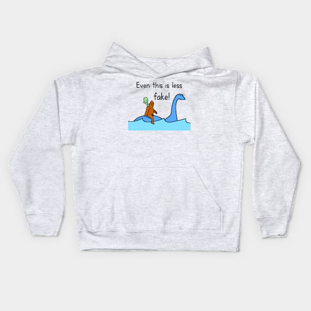 Truly fake Kids Hoodie by hungryfatcat